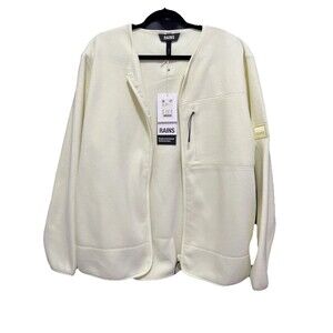 Rains Men’s  Fleece Jacket Jacket Size Large Color Straw NWT